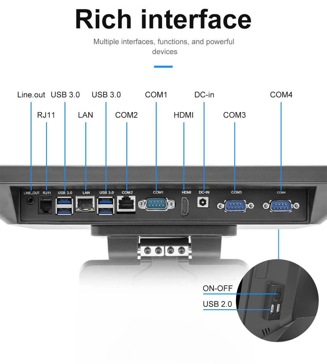 15.6inch POS machine