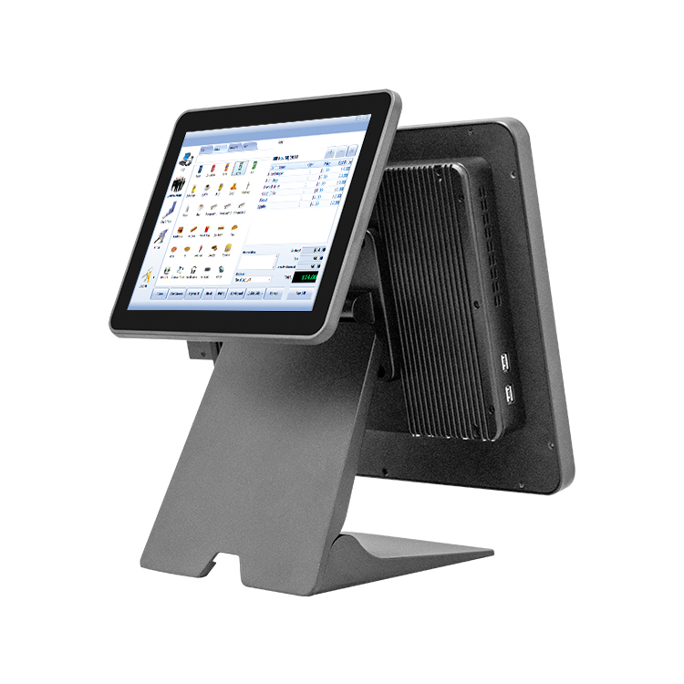 15 inch point of sale folding cashier machine