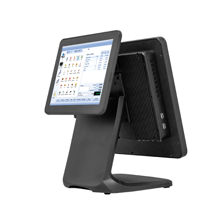 Touch POS system with fanless motherboard A1503L