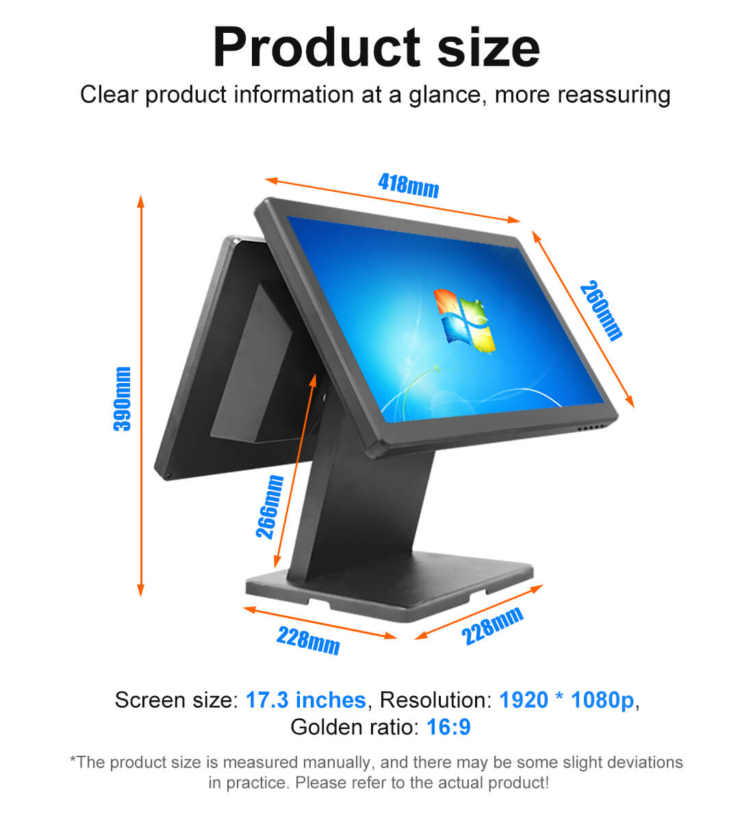 17.3IN touch monitor