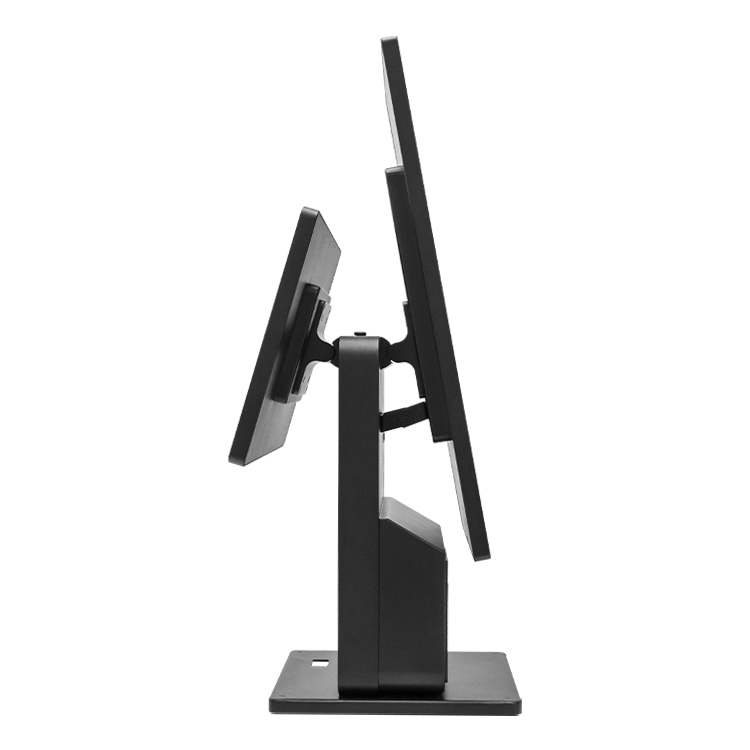 Self-Checkout Machine 23.8"+18.5" Touch Screens | Built-in Printer & Scanner | Dual/Single POS for Supermarkets